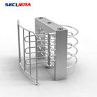 Shenzhen 120 degree double channel automatic RFID access control full height turnstile Barrier gate