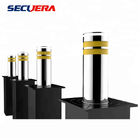 Stainless Steel Bollards Hydraulic Road Blocker Variable Frequency Controller With LED Light